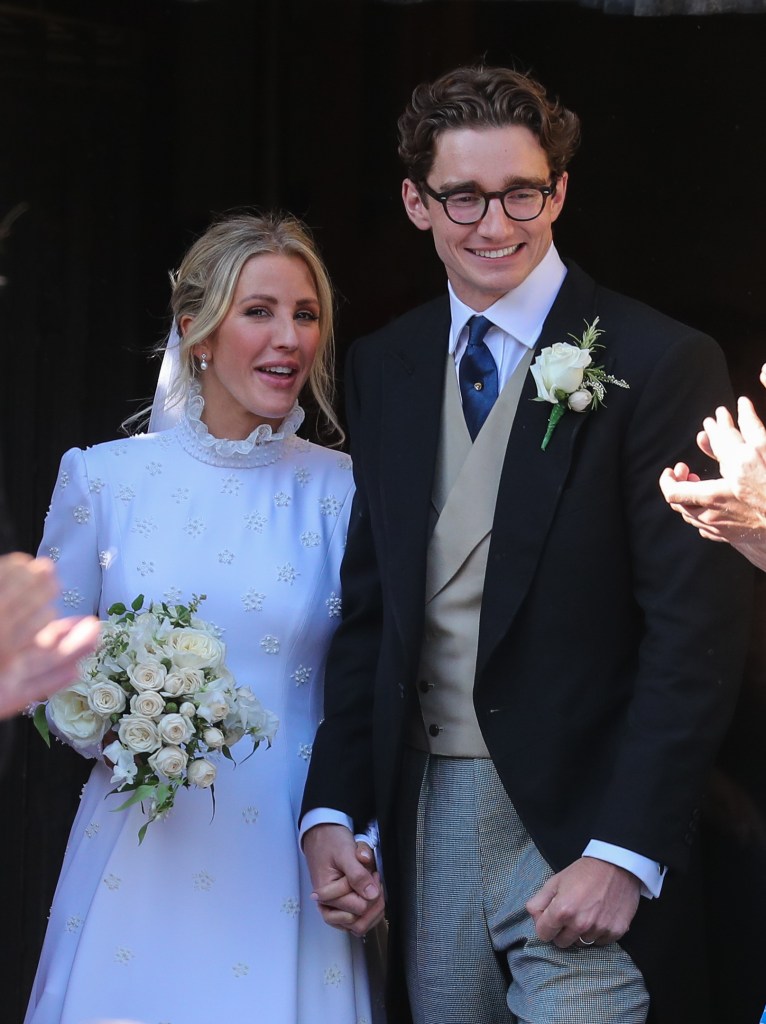 Ellie Goulding and Caspar Jopling in August 2019