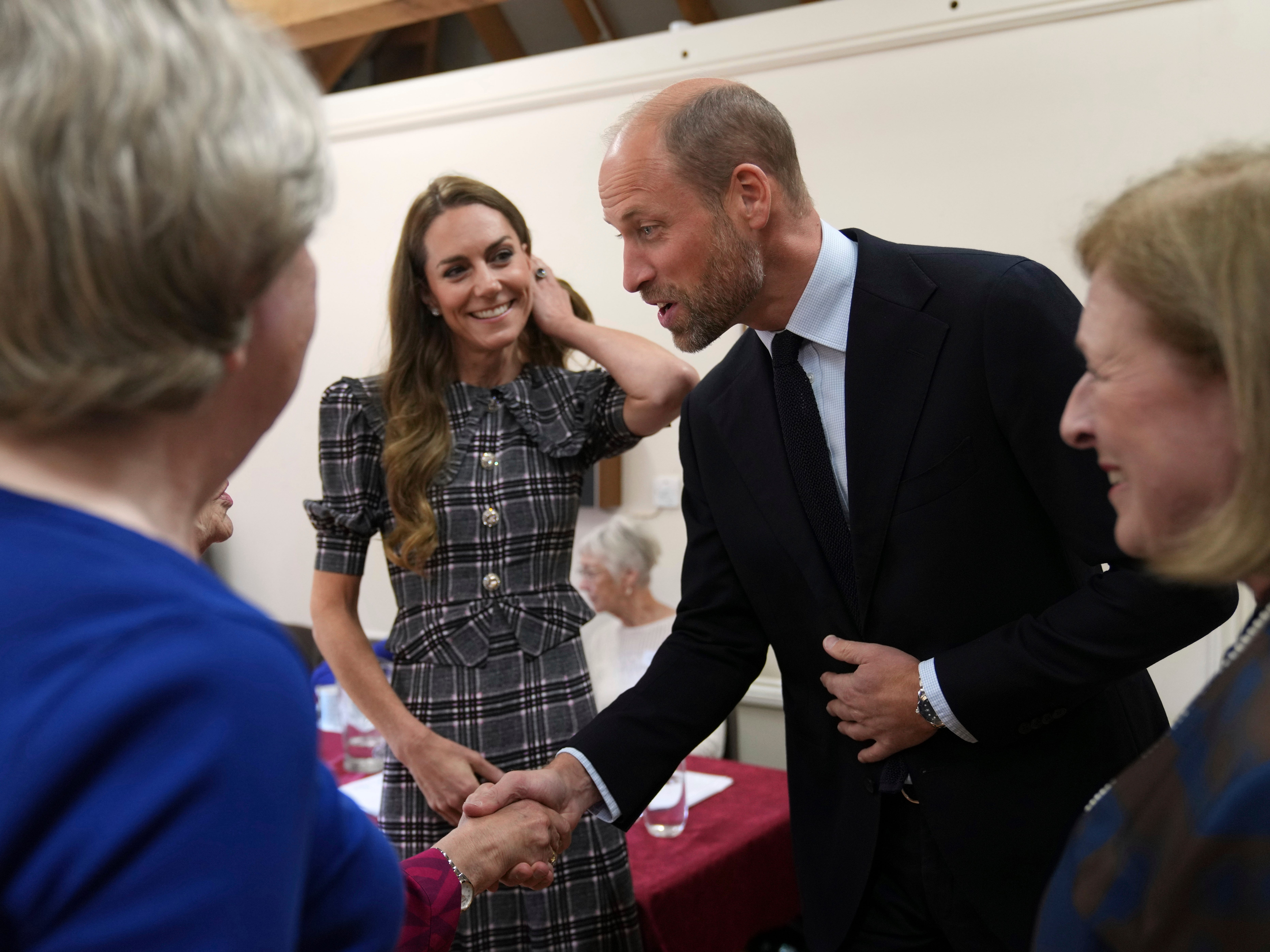 Prince William and Kate Middleton visit the Women's Institute in Sunningdale, England, on September 8, 2025.
