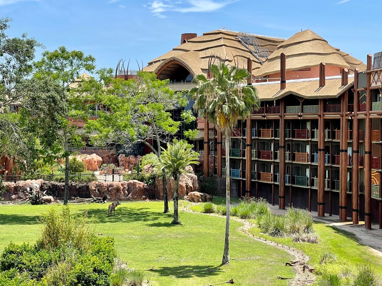 Animal Kingdom Lodge exterior in Disney