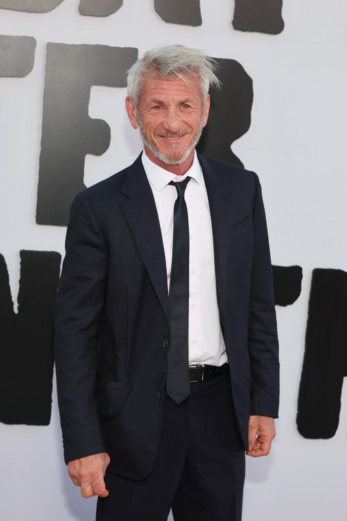 Sean Penn attends the 'One Battle After Another' premiere