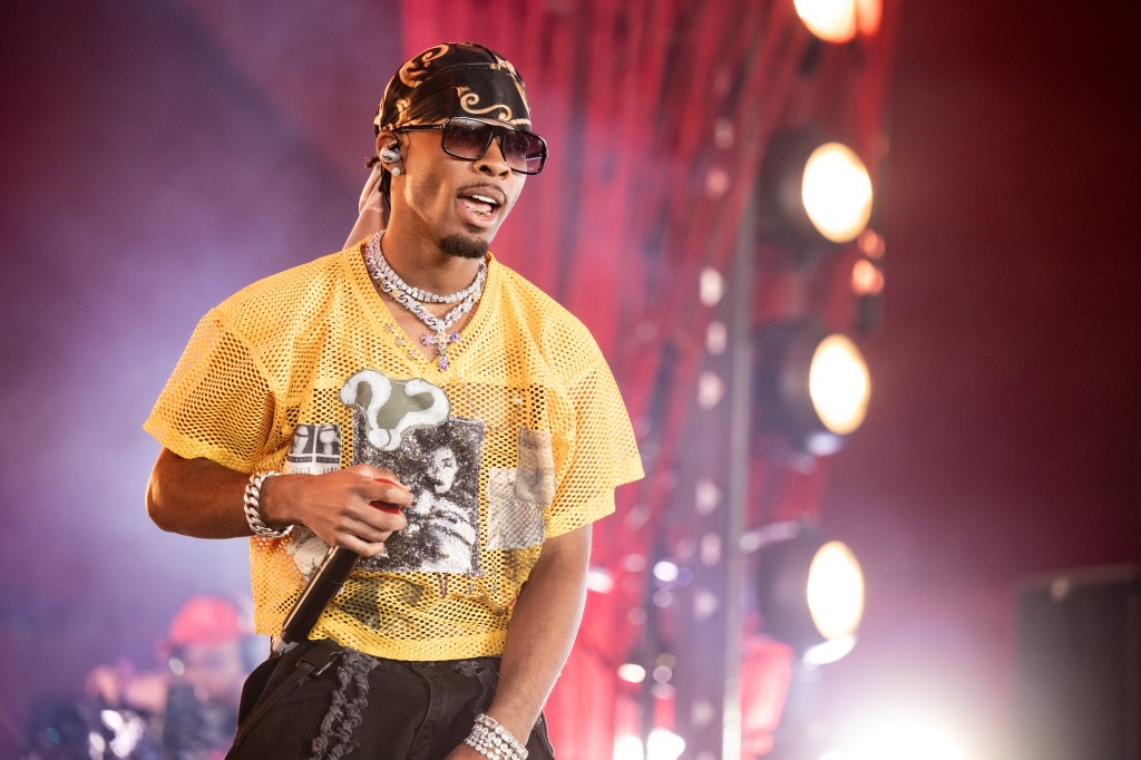 d4vd performing at Coachella.
