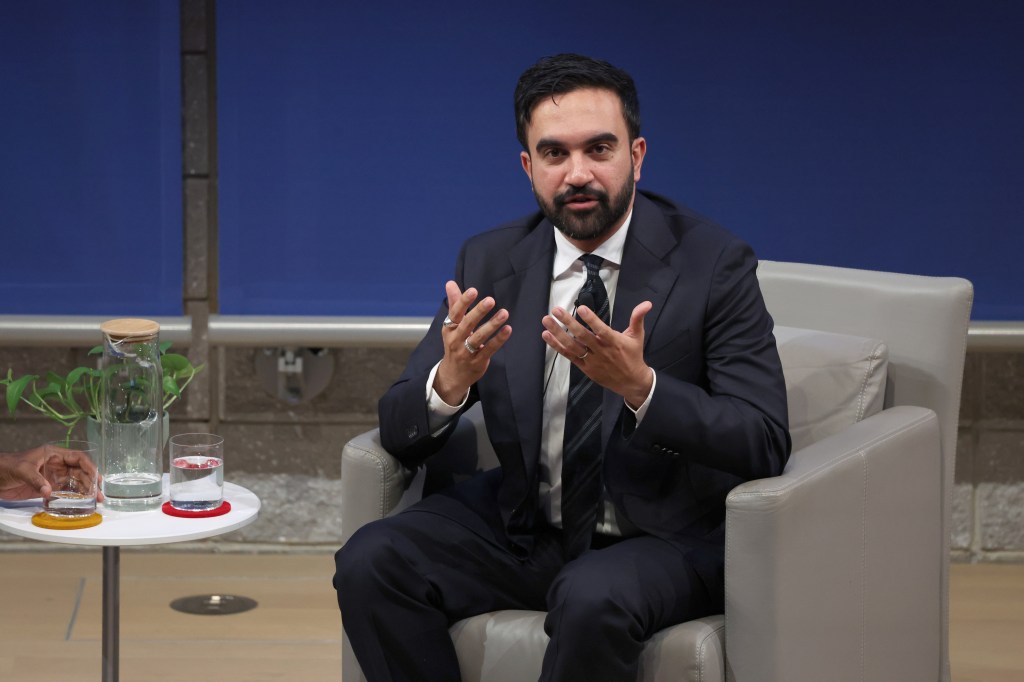 New York City mayoral candidate Zohran Mamdani is pictured during a Public Safety Forum hosted by Columbia Journalism School and Vital City, moderated by Errol Louis, on Monday, September 8, 2025, at Columbia University