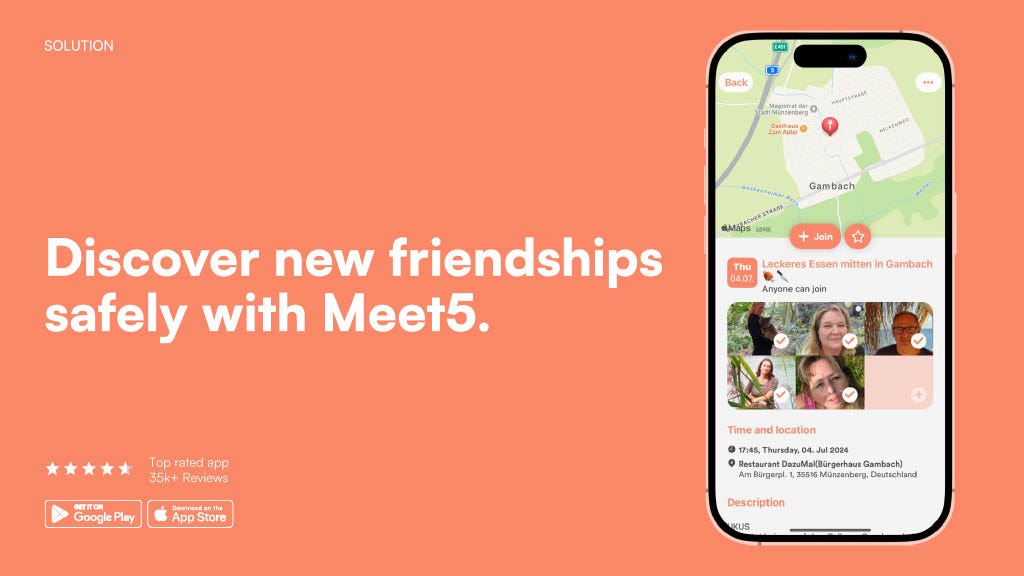Discover new friendships safely with Meet5.
