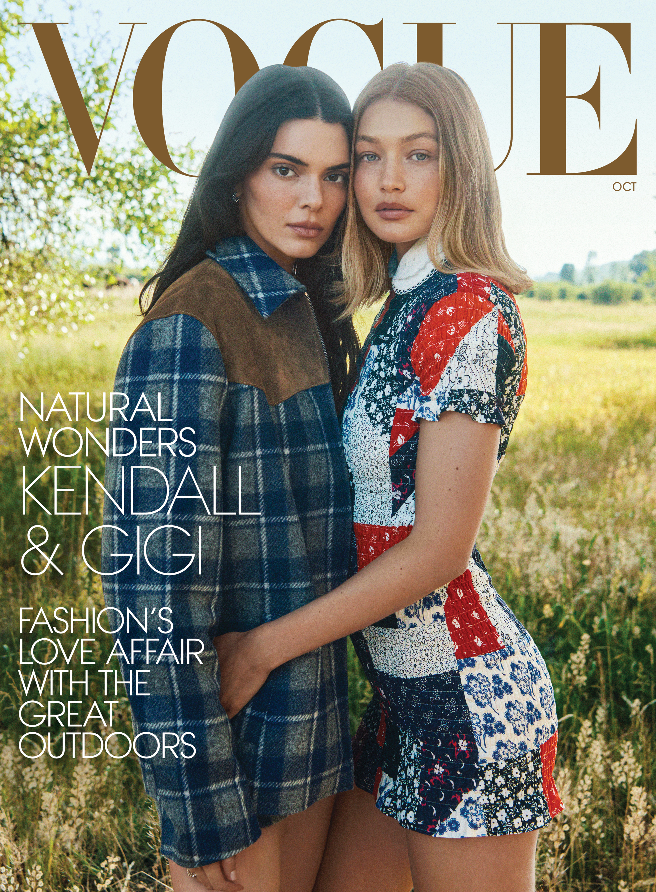 Kendall Jenner and Gigi Hadid front Vogue’s October 2025 issue.