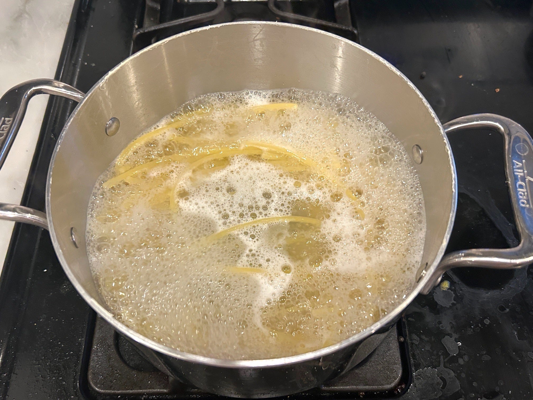 Cooking pasta for Gordon Ramsay's cacio e pepe
