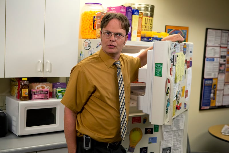 Rainn WIlson as Dwight Schrute-- (Photo by: Justin Lubin/NBCNBCU Photo Bank)