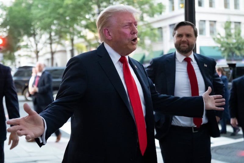 Donald Trump and JD Vance