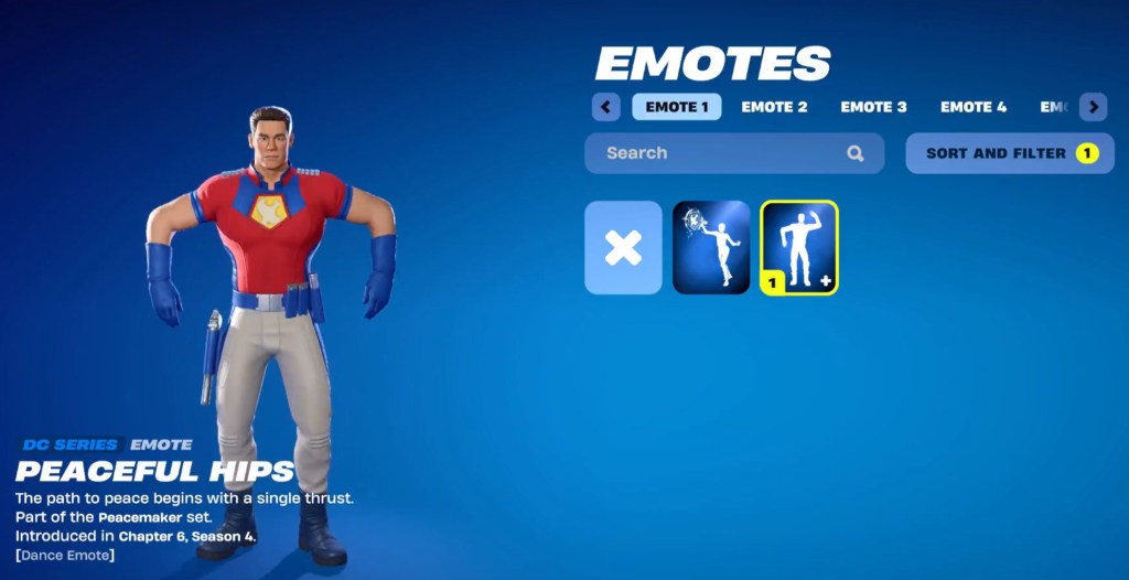 Peacemaker Fortnite Emote