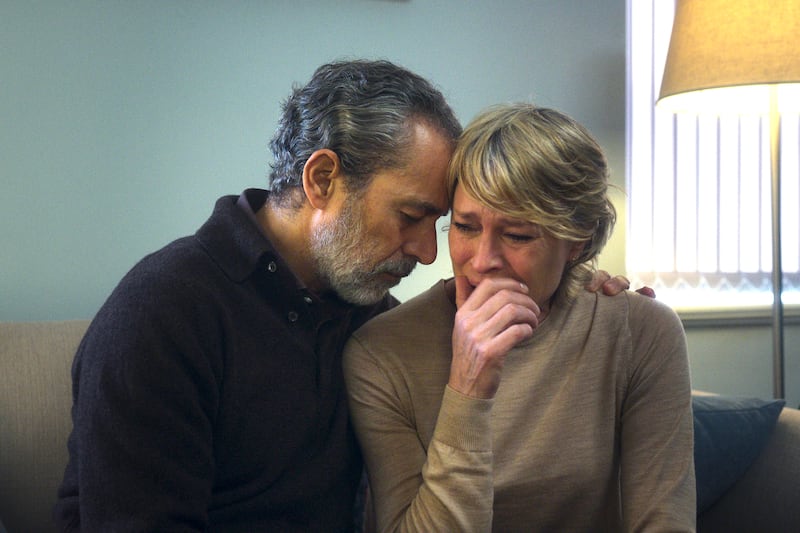 Robin Wright and Waleed Zuaiter in The Girlfriend.