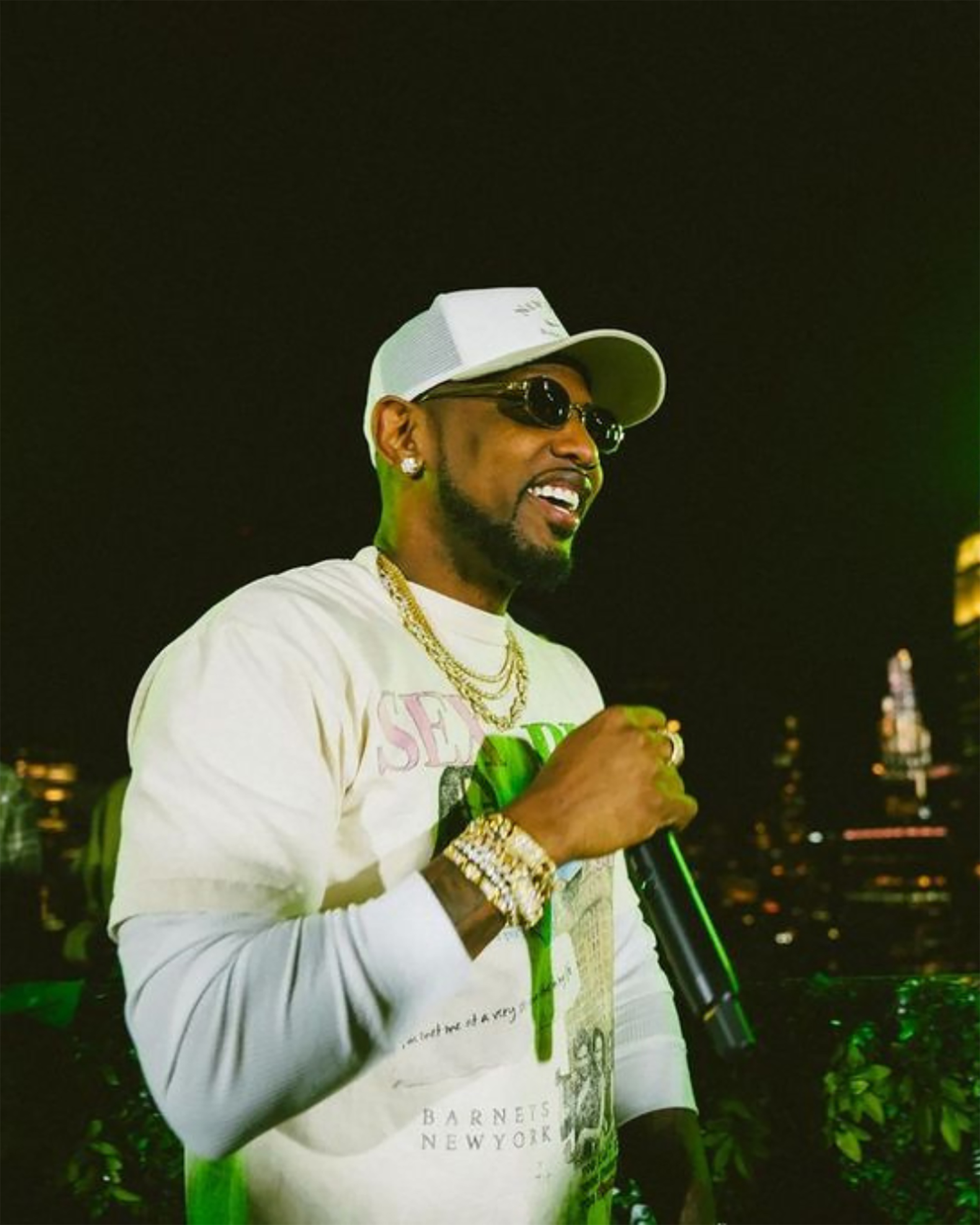 Fabolous performs at Jeeter's NY launch party in NYC.