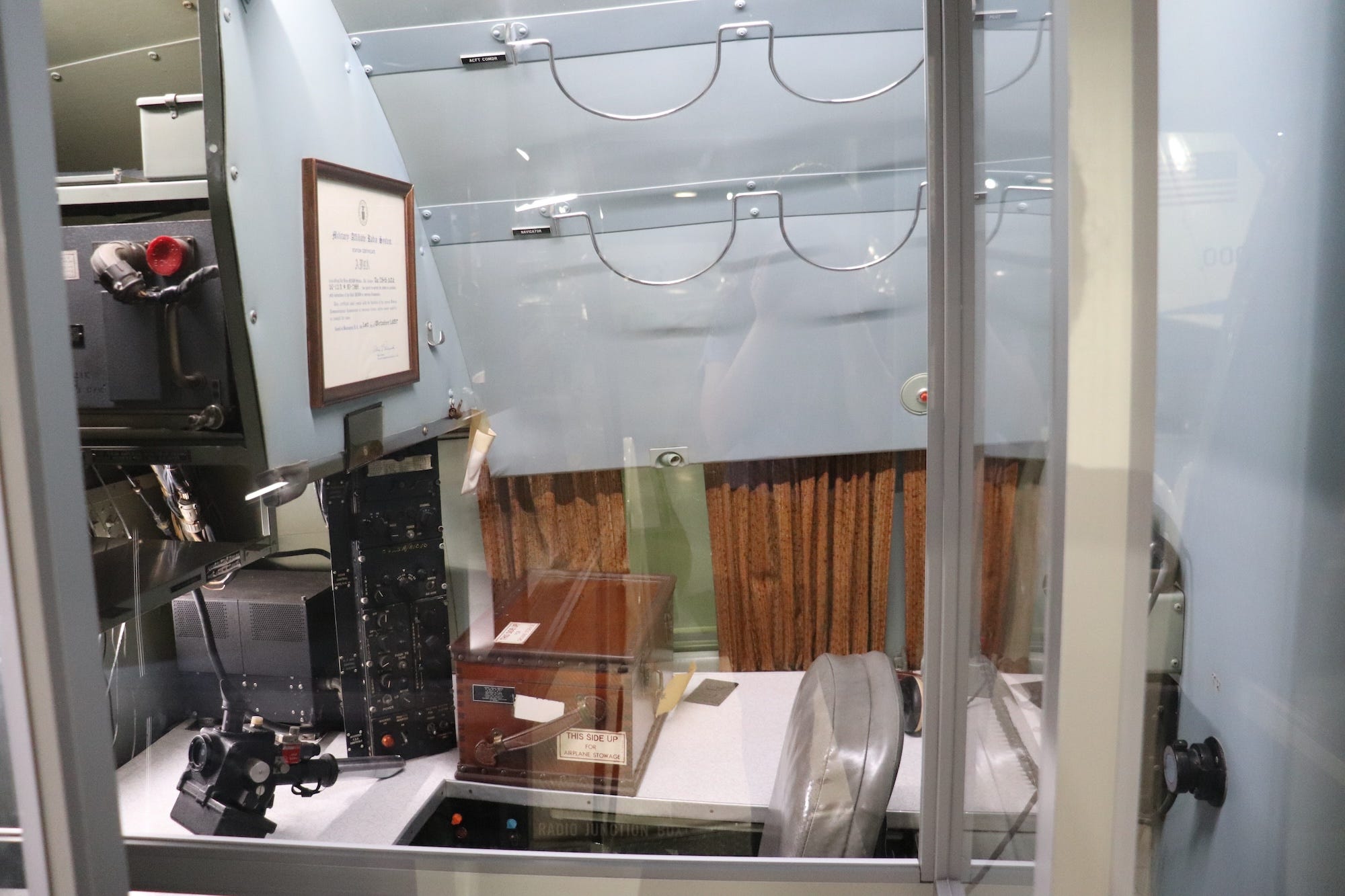 The radio room on Columbine III.