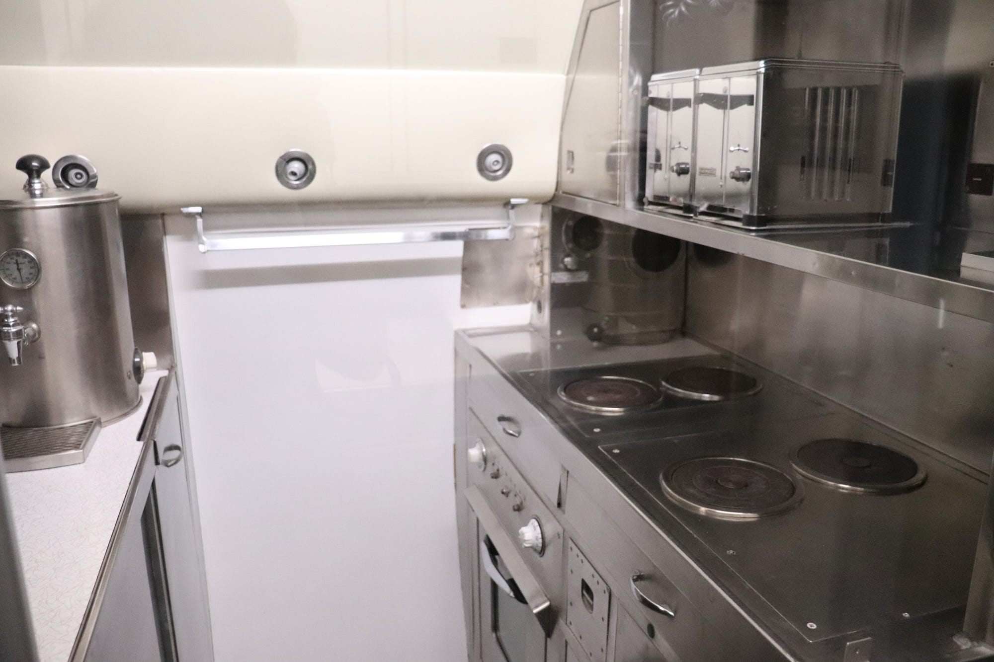 The galley on Columbine III.