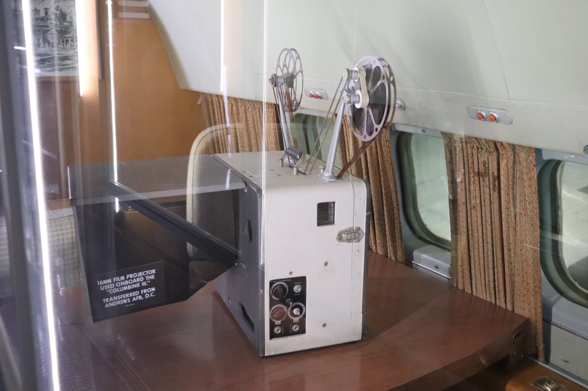 A projector.