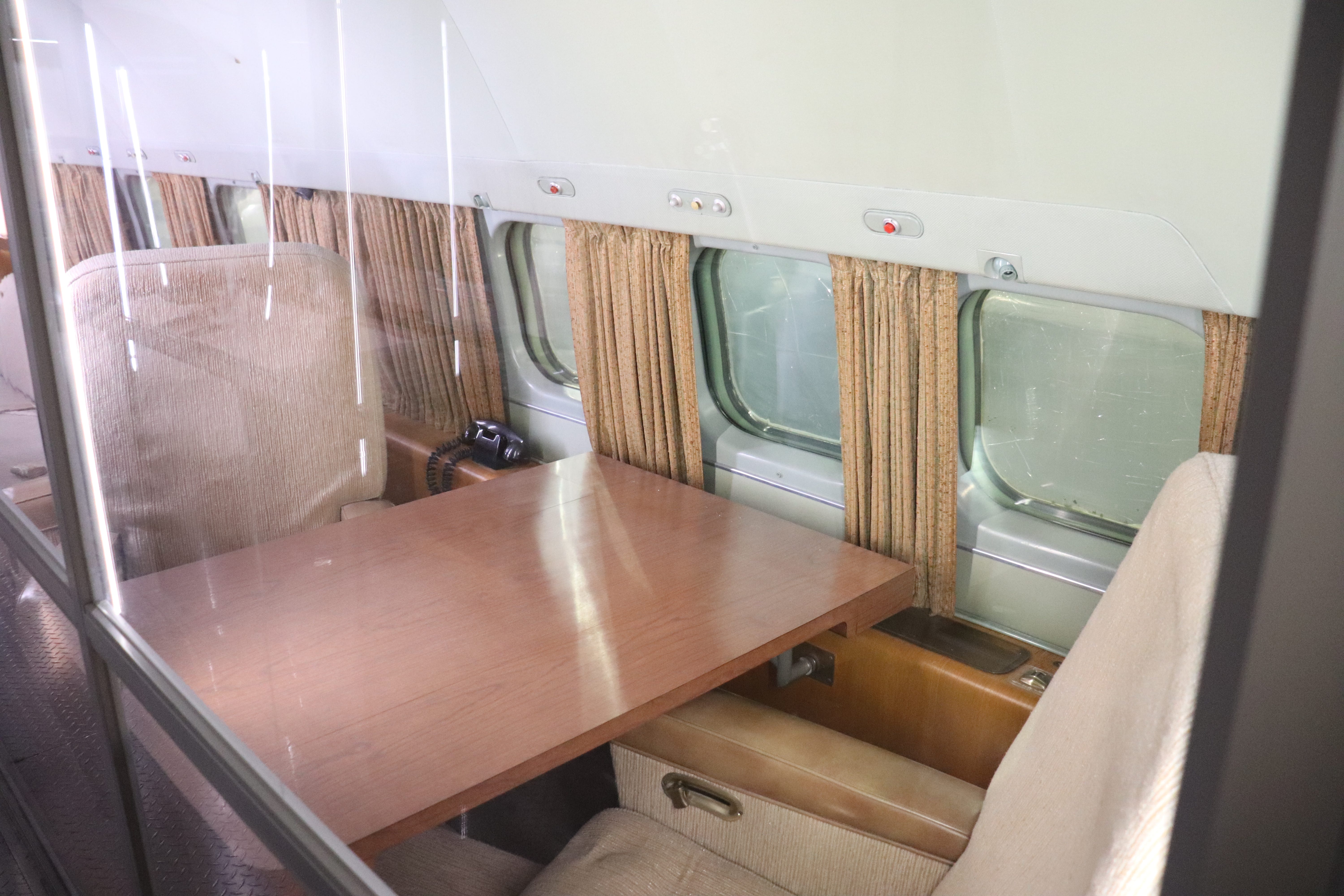 Dwight D. Eisenhower's seating area on Columbine III.
