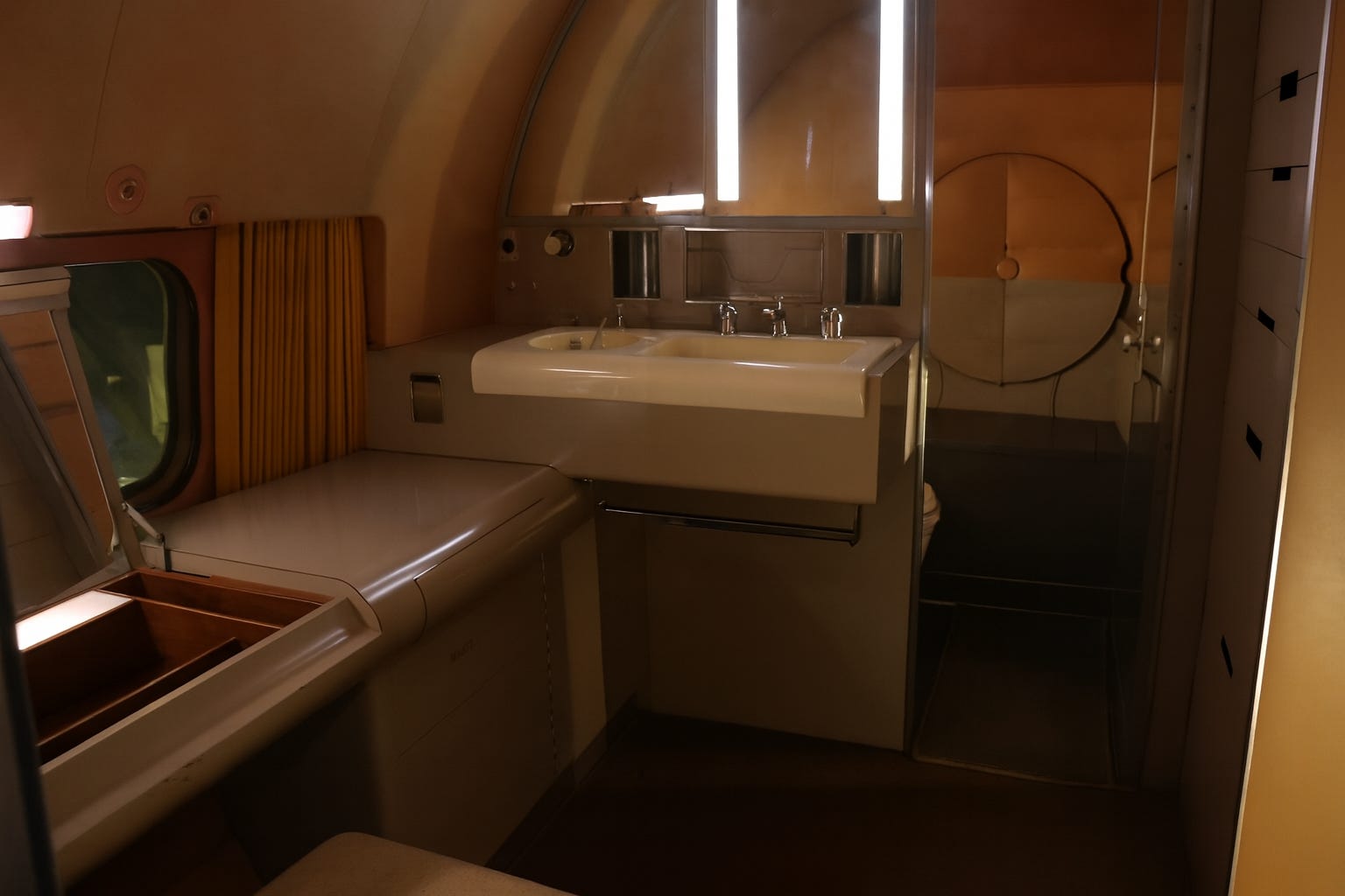 The president's lavatory on Columbine III.