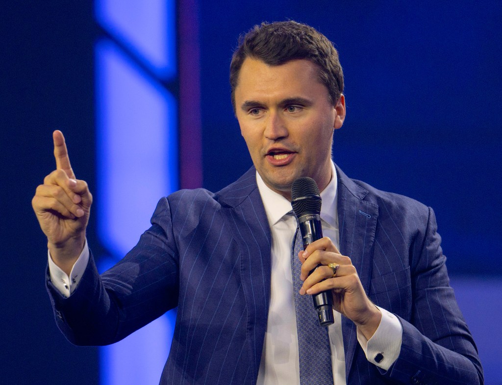 Charlie Kirk speaking