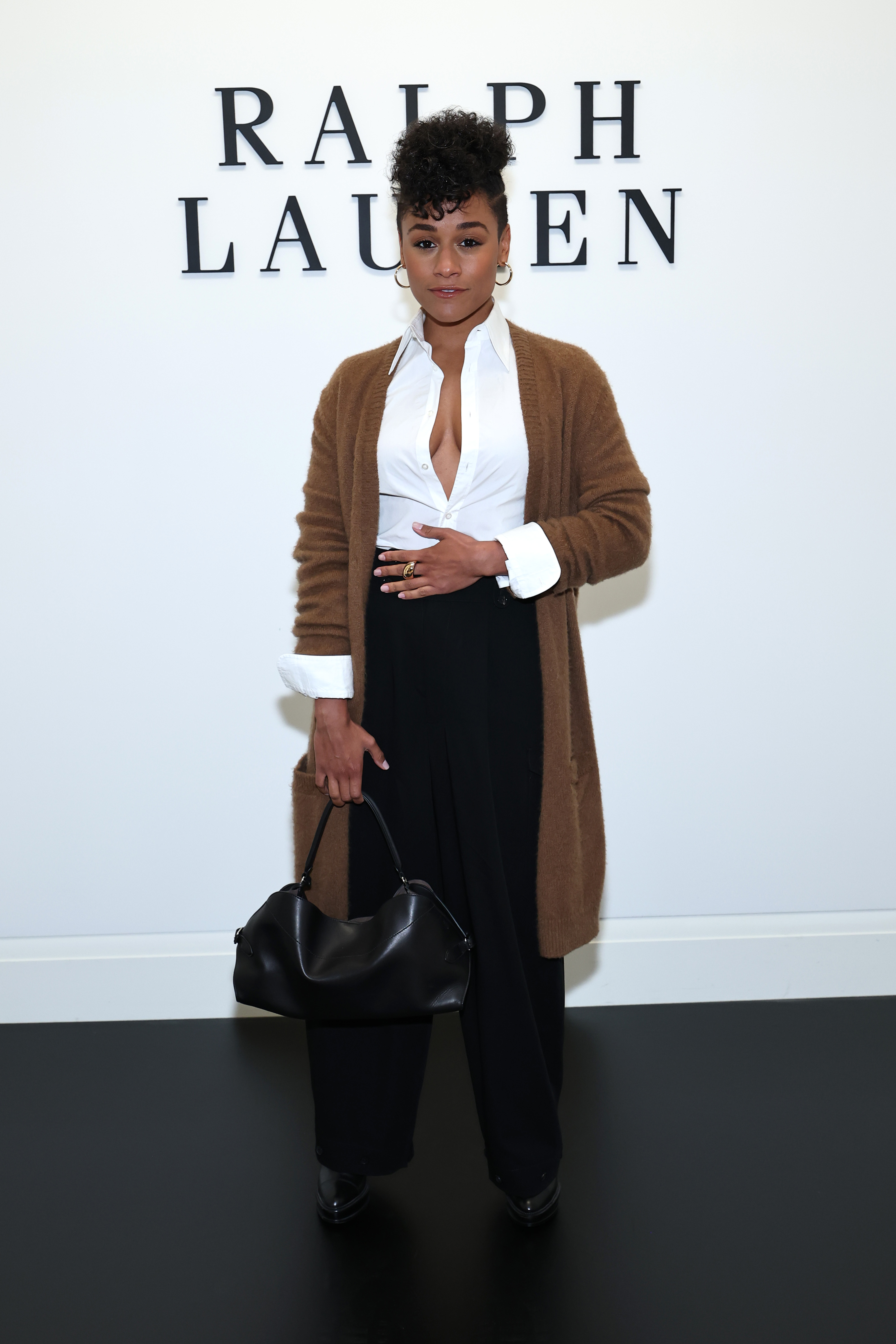 Ariana DeBose attends the Ralph Lauren show during September 2025 New York Fashion Week on September 10, 2025 in New York City.