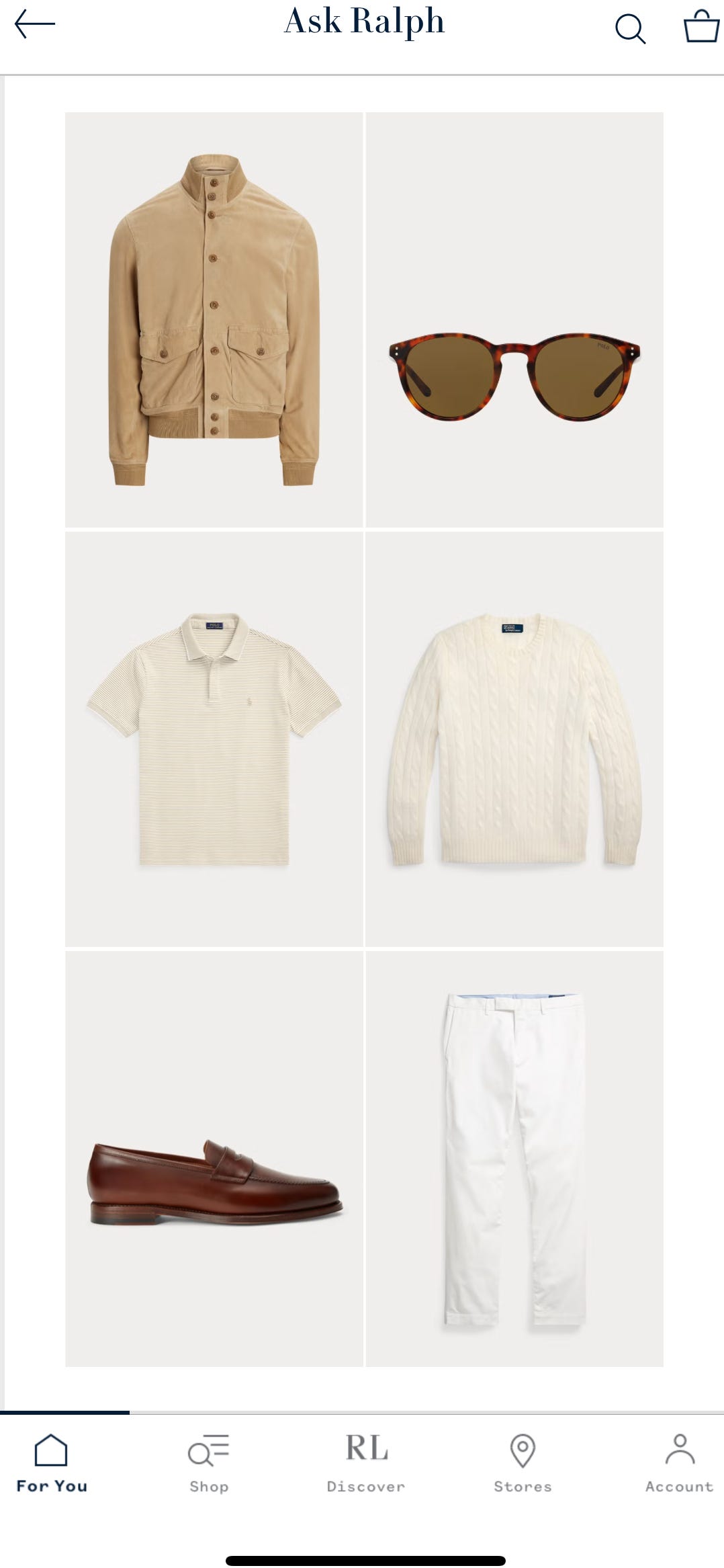 Cured look on Ask Ralph