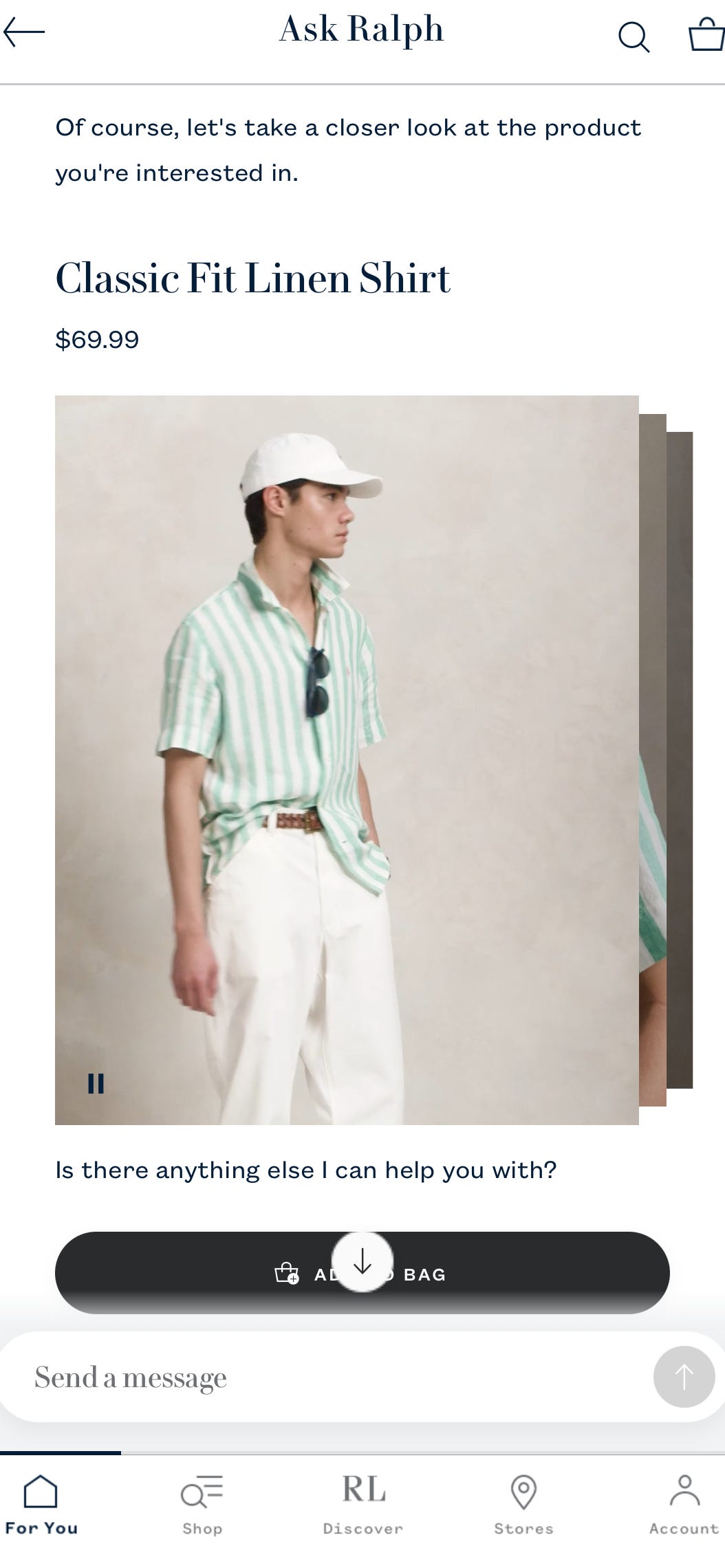 Ask Ralph model