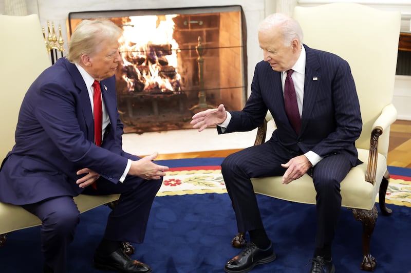 Former President Joe Biden and President Donald Trump.