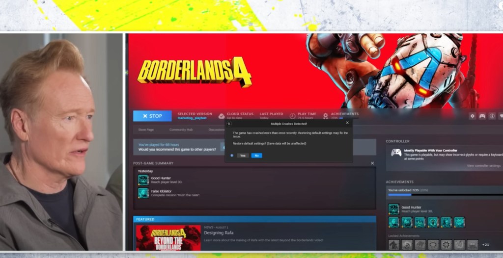 Borderlands 4 Crashes Clueless Gamer