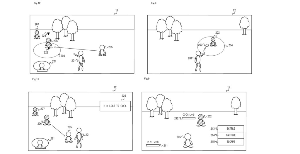 Nintendo Pokémon Company Patent Summoning