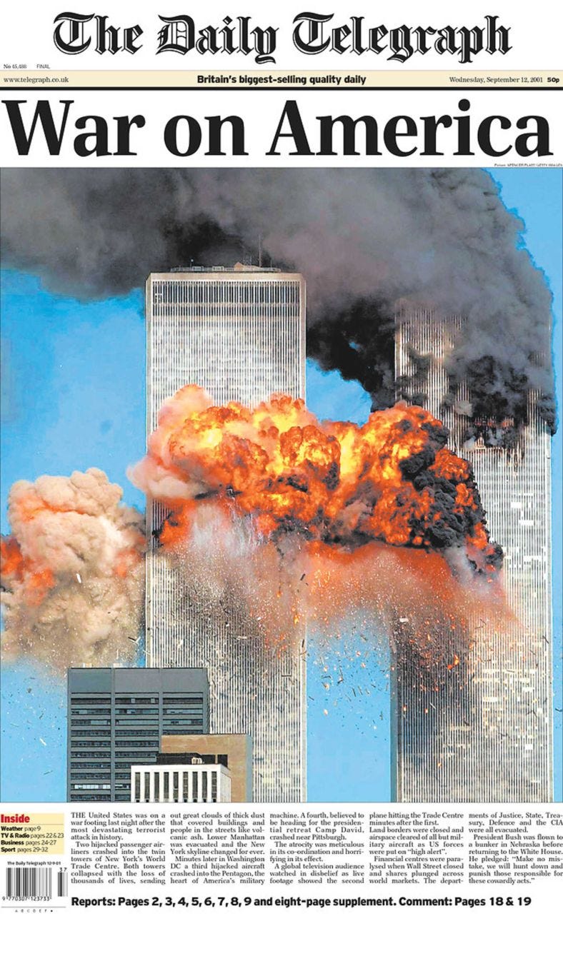 september 11 daily telegraph