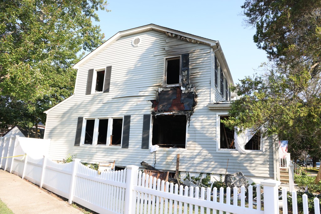 The house was also torched. 