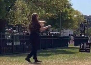 Exclusive–UIOWA Repeat Offender Fails in Attempt to Mock YAF 9/11 Memorial with Paper Airplanes