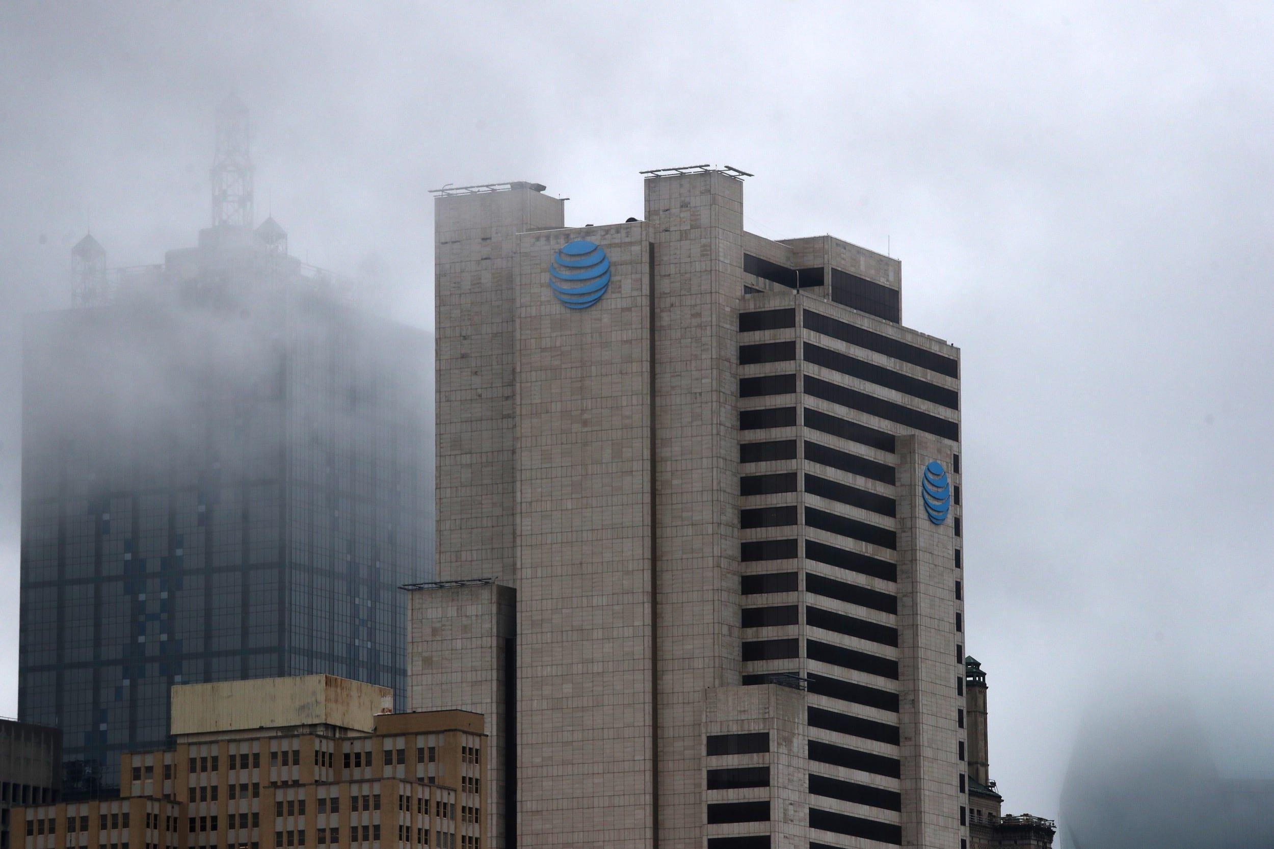 AT&T's corporate headquarters in Dallas.