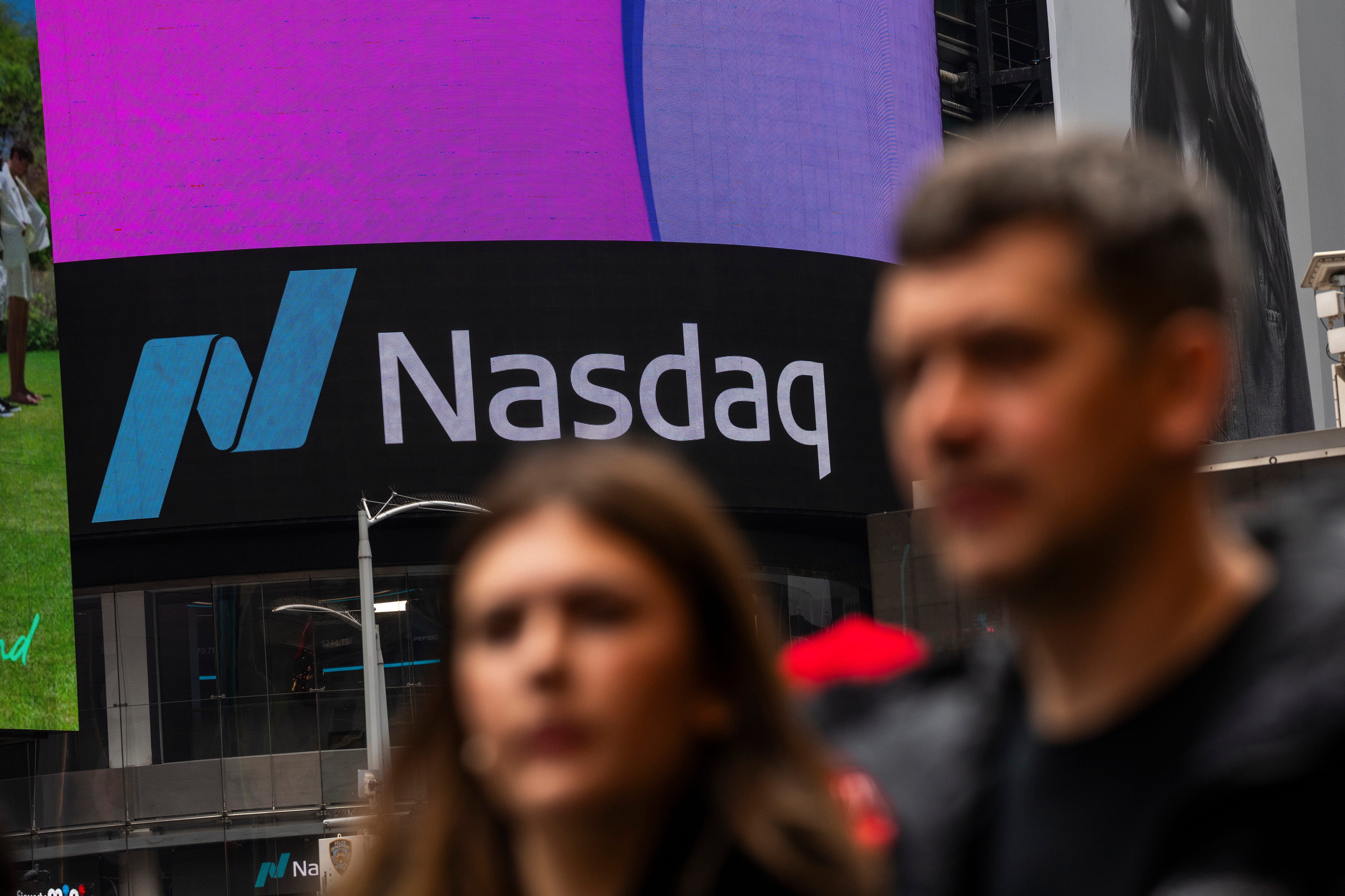Nasdaq building in Times Square