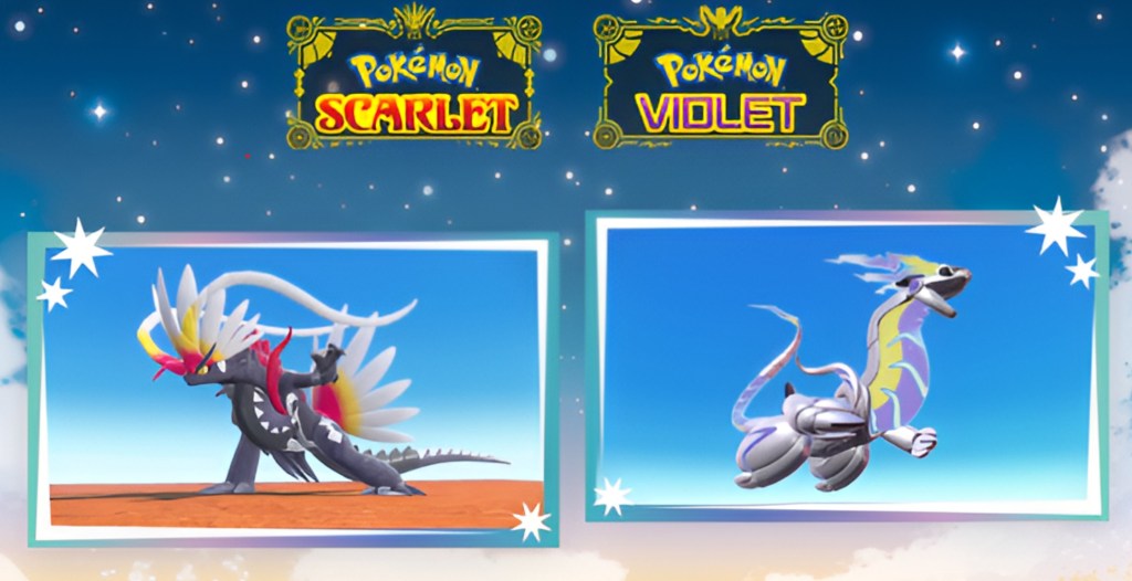 Pokémon Scarlet and Violet Shiny Koraidon and Shiny Miraidon Event