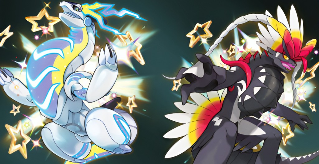Shiny Koraidon and Shiny Miraidon Artwork