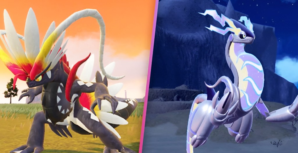 Shiny Koraidon and Shiny Miraidon Models