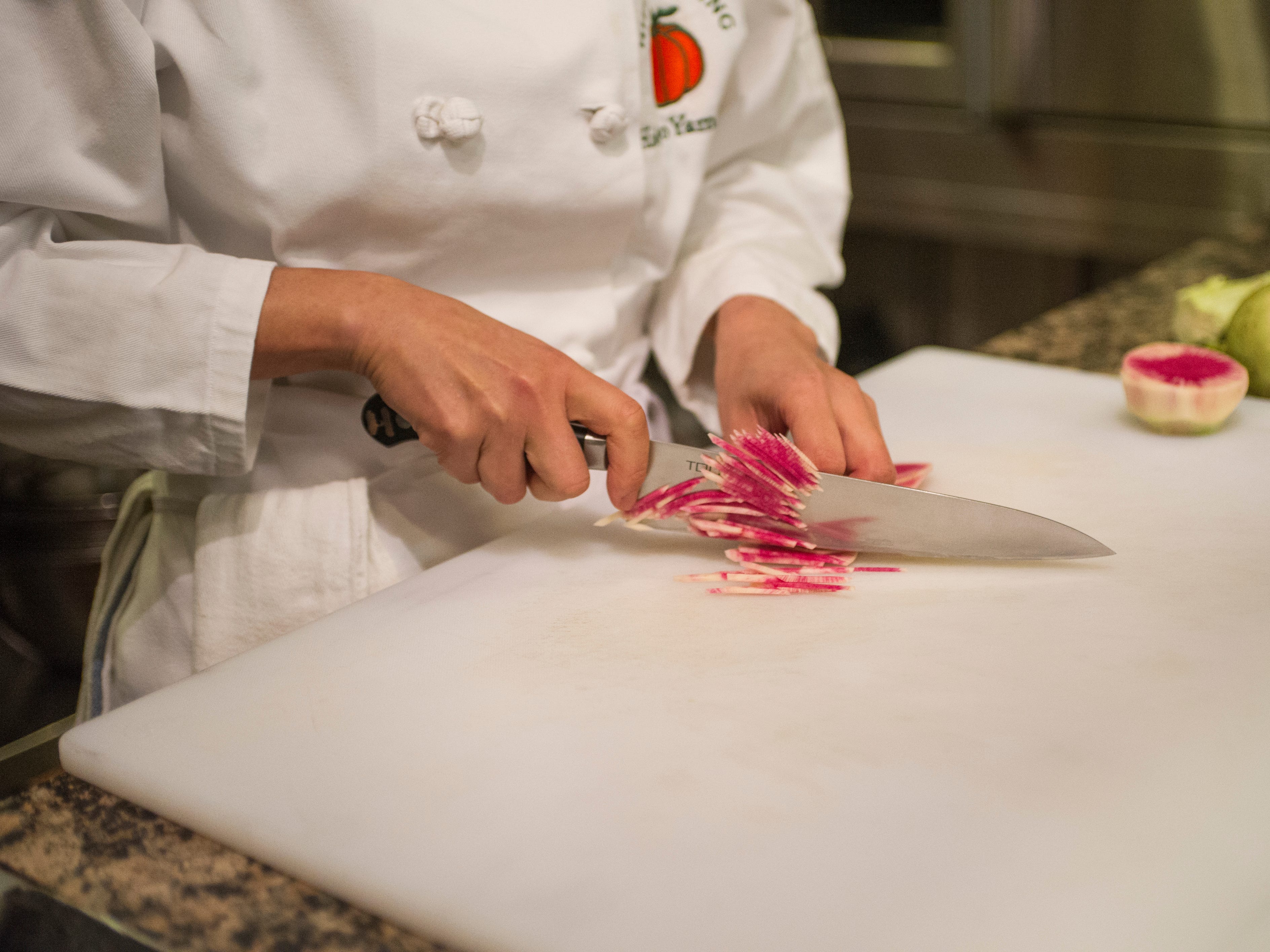 Chef Chopping Vegetables
