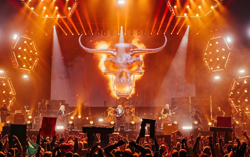 A photo still from 'Spinal Tap II: The End Continues'