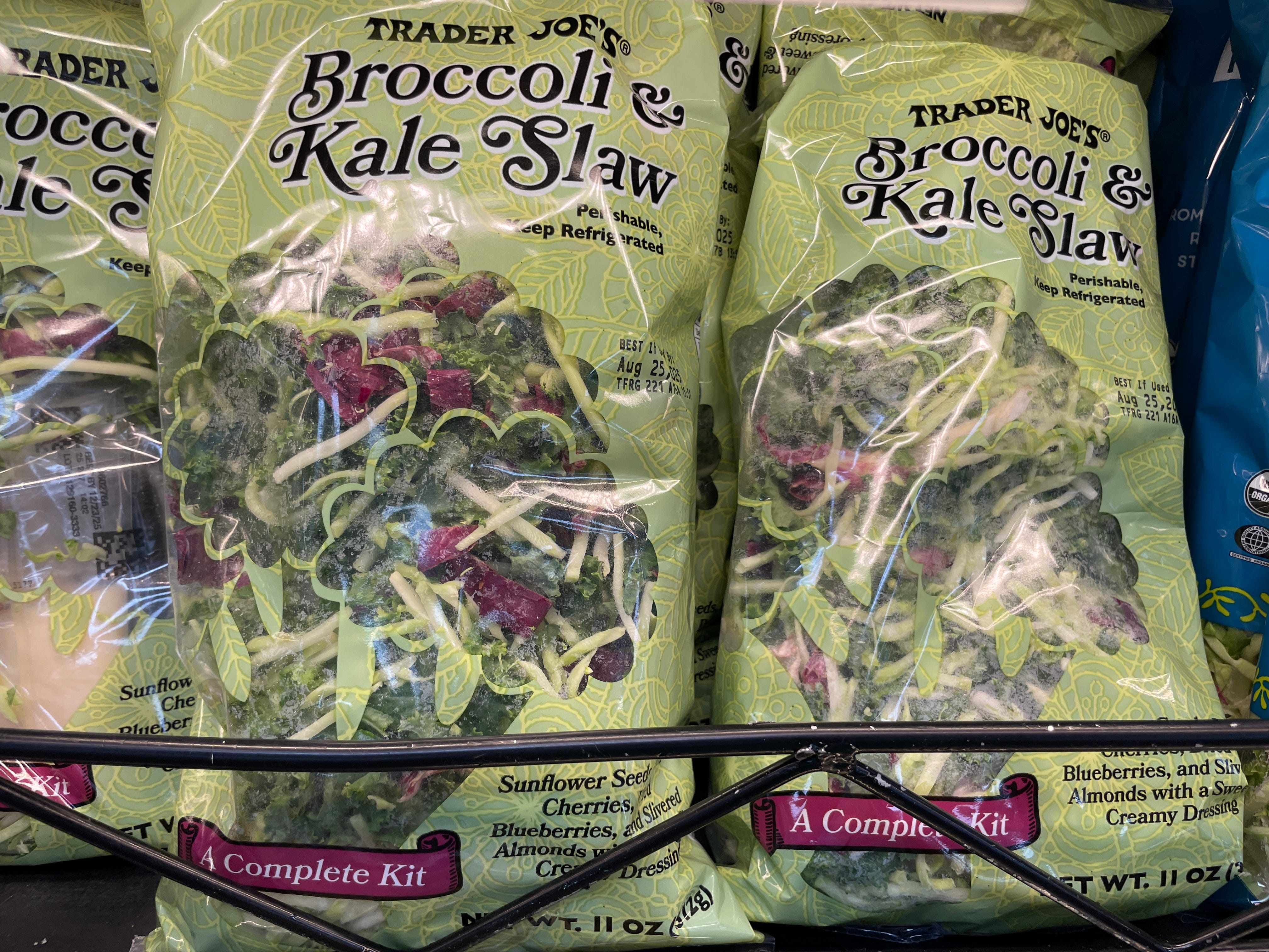 Trader Joe's broccoli and kale slaw