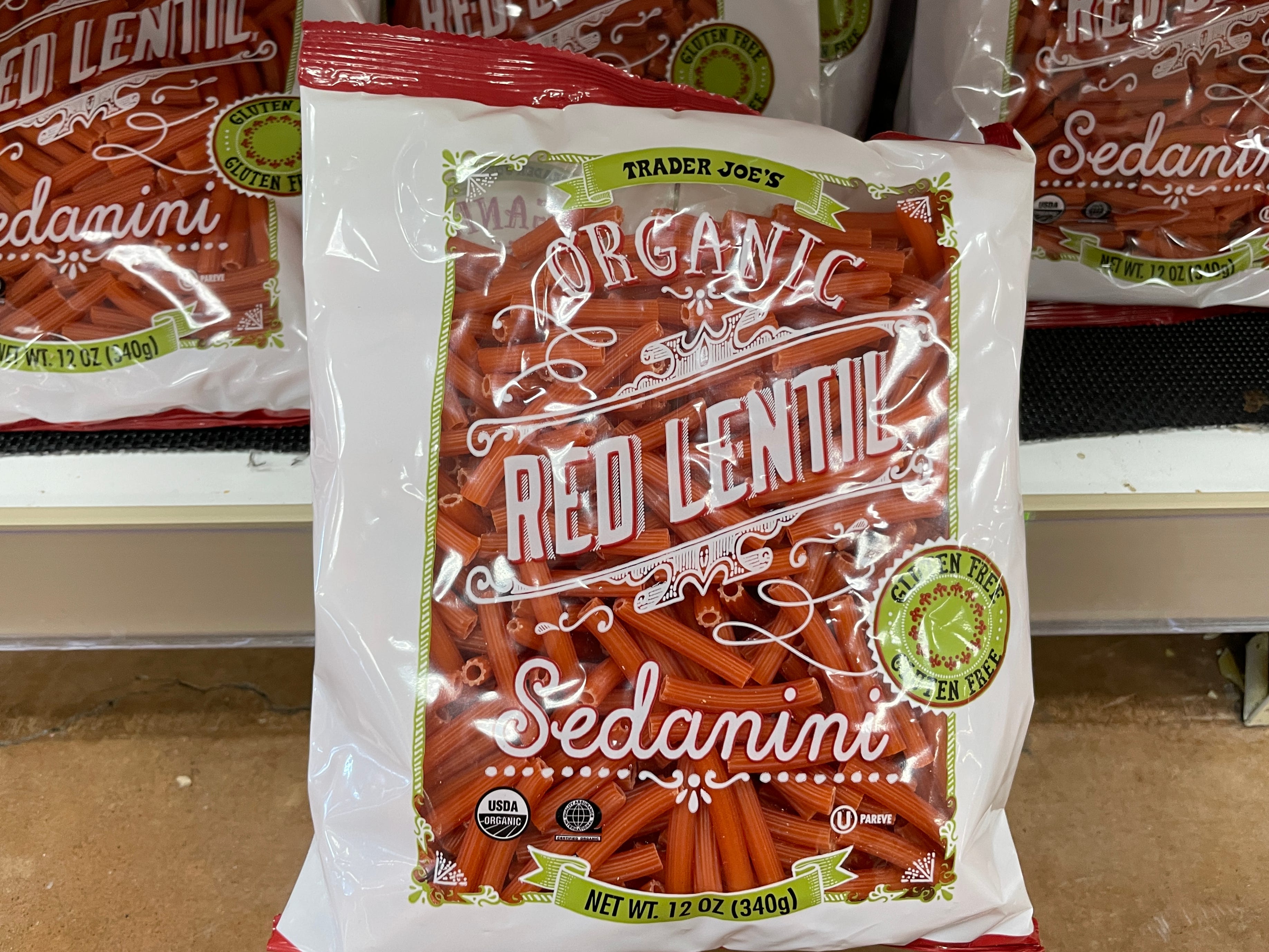 Trader Joe's red lentil pasta