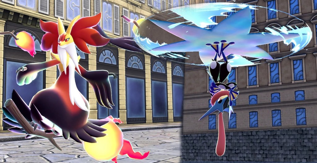PLZA Mega Delphox and Mega Greninja