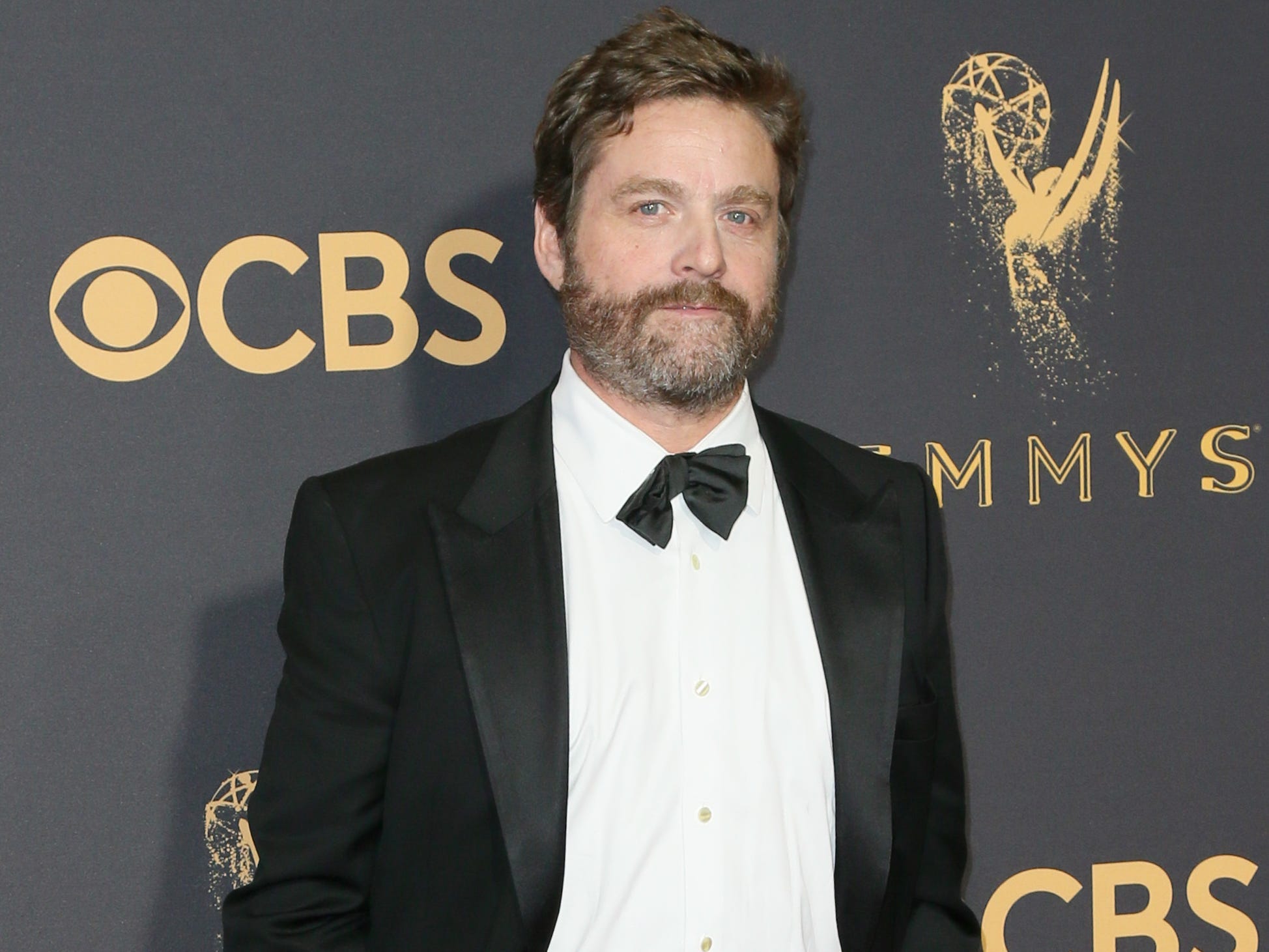 Actor Zach Galifianakis attends the 69th Annual Primetime Emmy Awards - Arrivals at Microsoft Theater on September 17, 2017