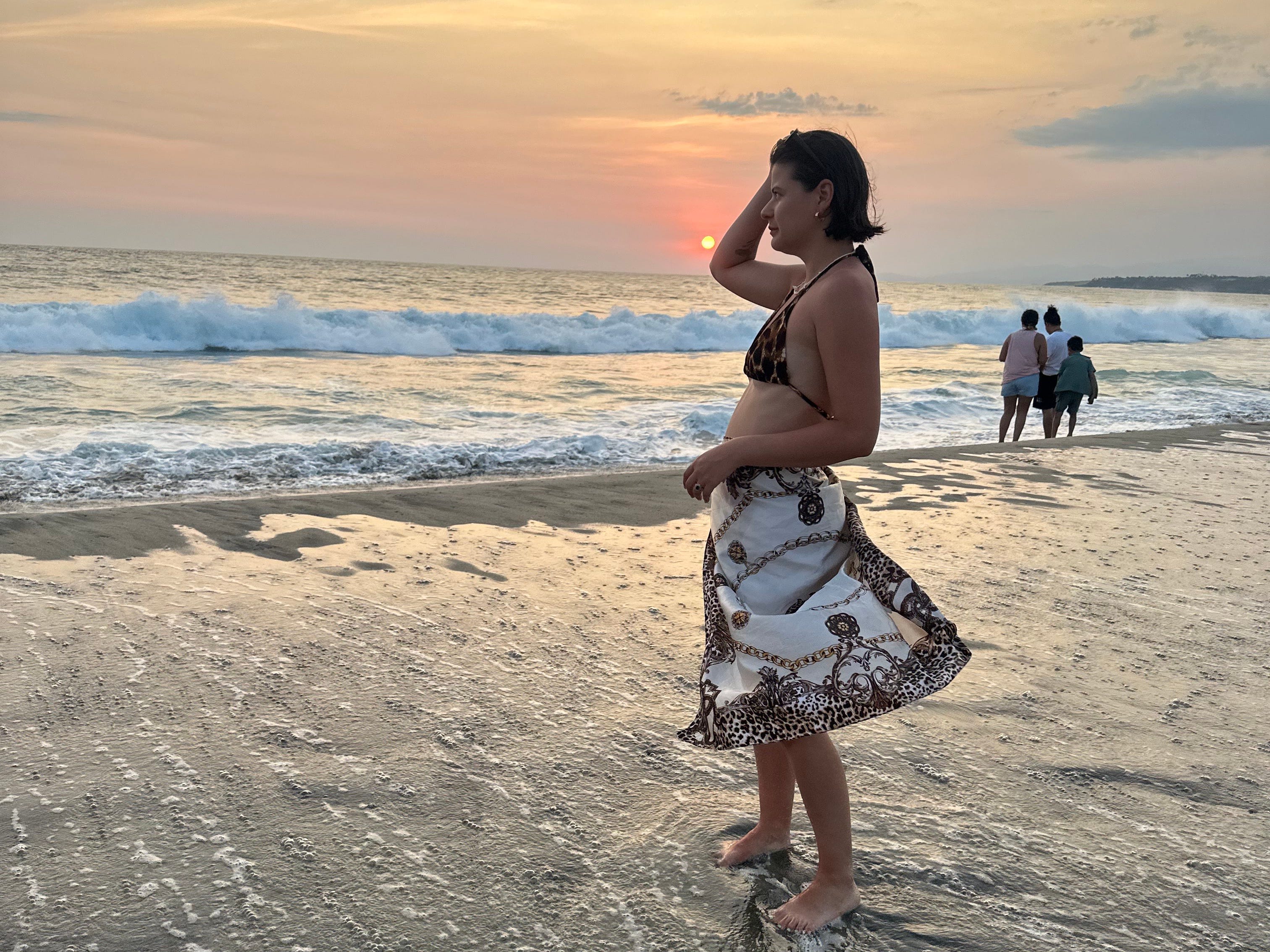 Author 
Sandra Salathe on beach