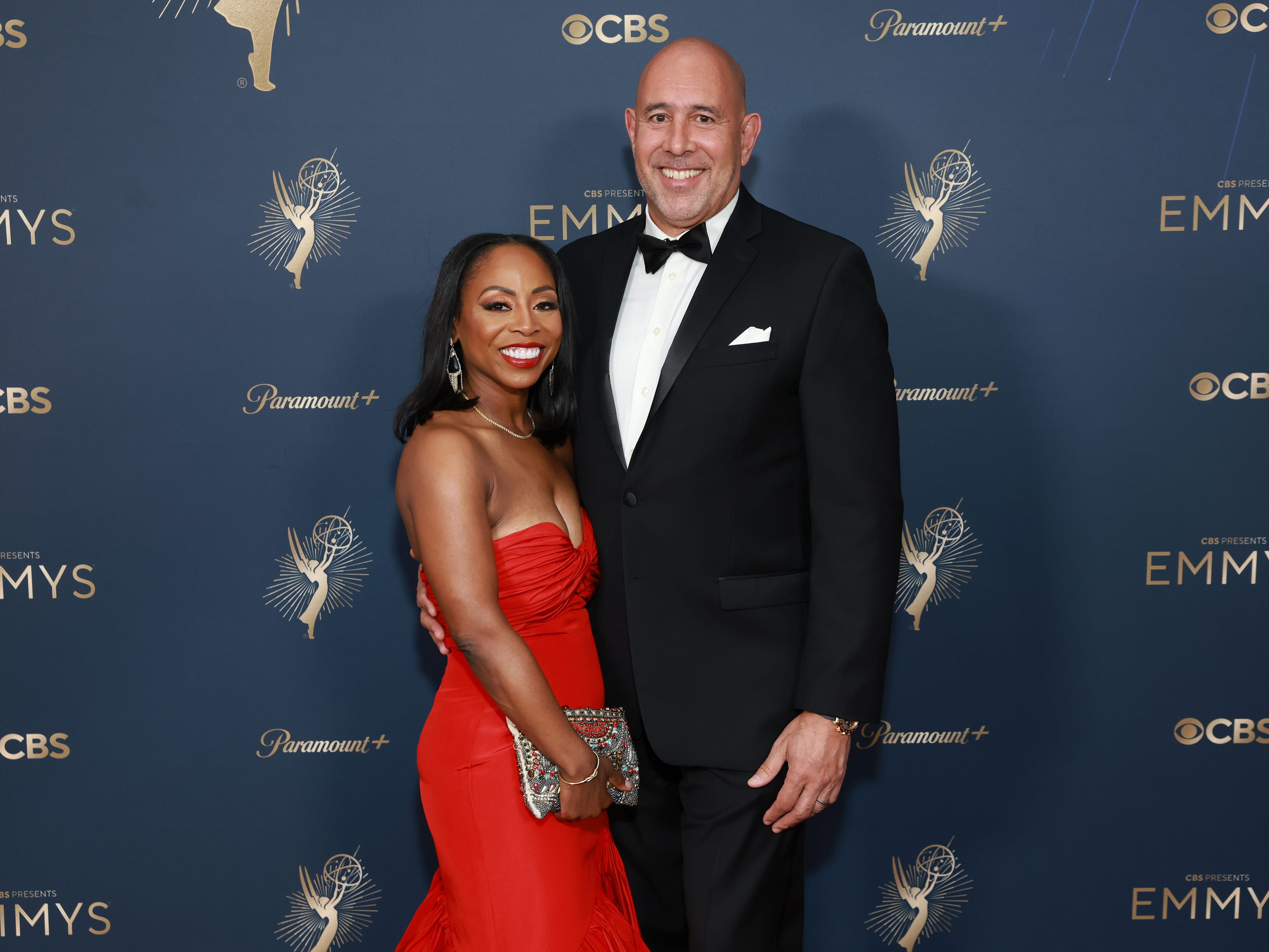 Patrice and Keith Le Goy at the 77th Primetime Emmy Awards.