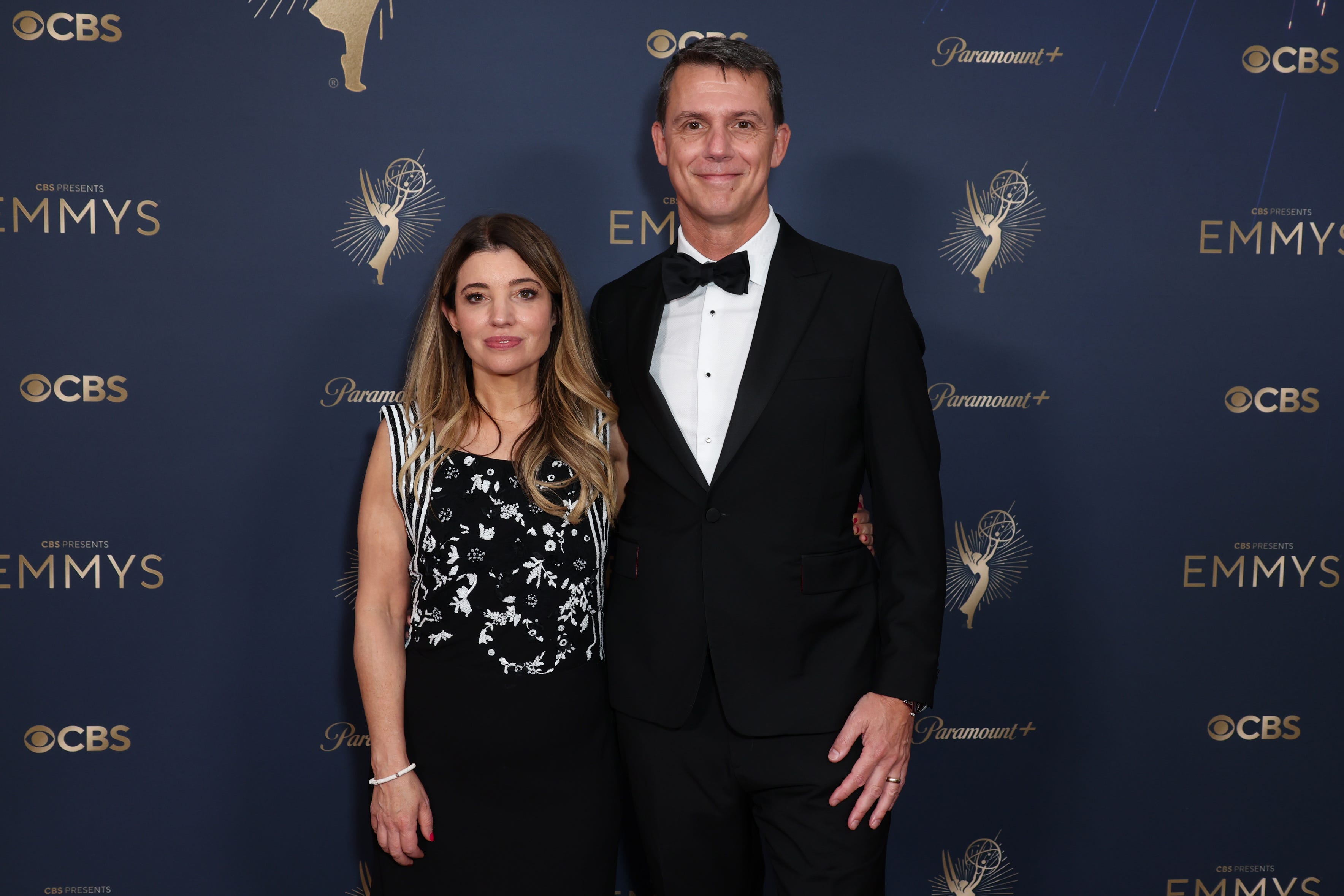 Beatrice Springborn and Rob Howard at the 77th Primetime Emmy Awards.