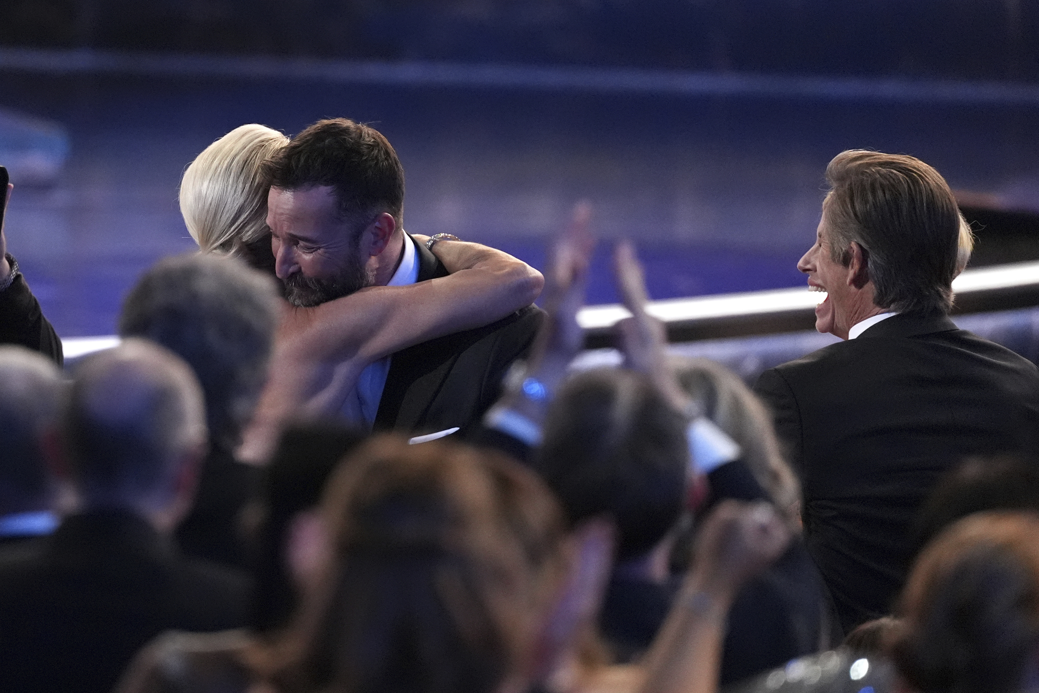 Noah Wyle and katherine LaNasa attend The 77th Primetime Emmy Awards