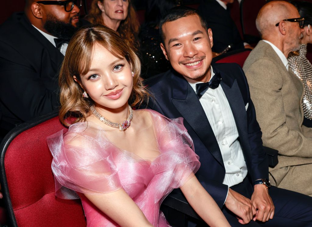 Lisa and Tayme Thapthimthong attend The 77th Primetime Emmy Awards