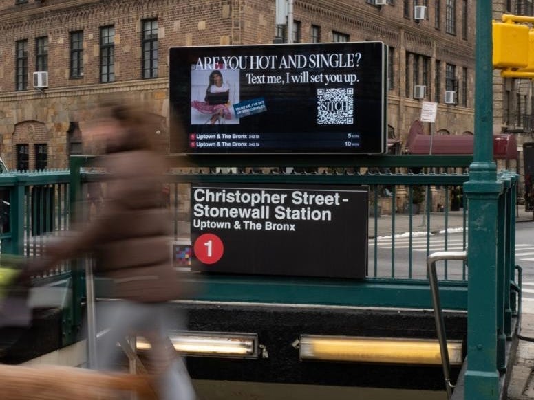 Sitch advertisement in NYC