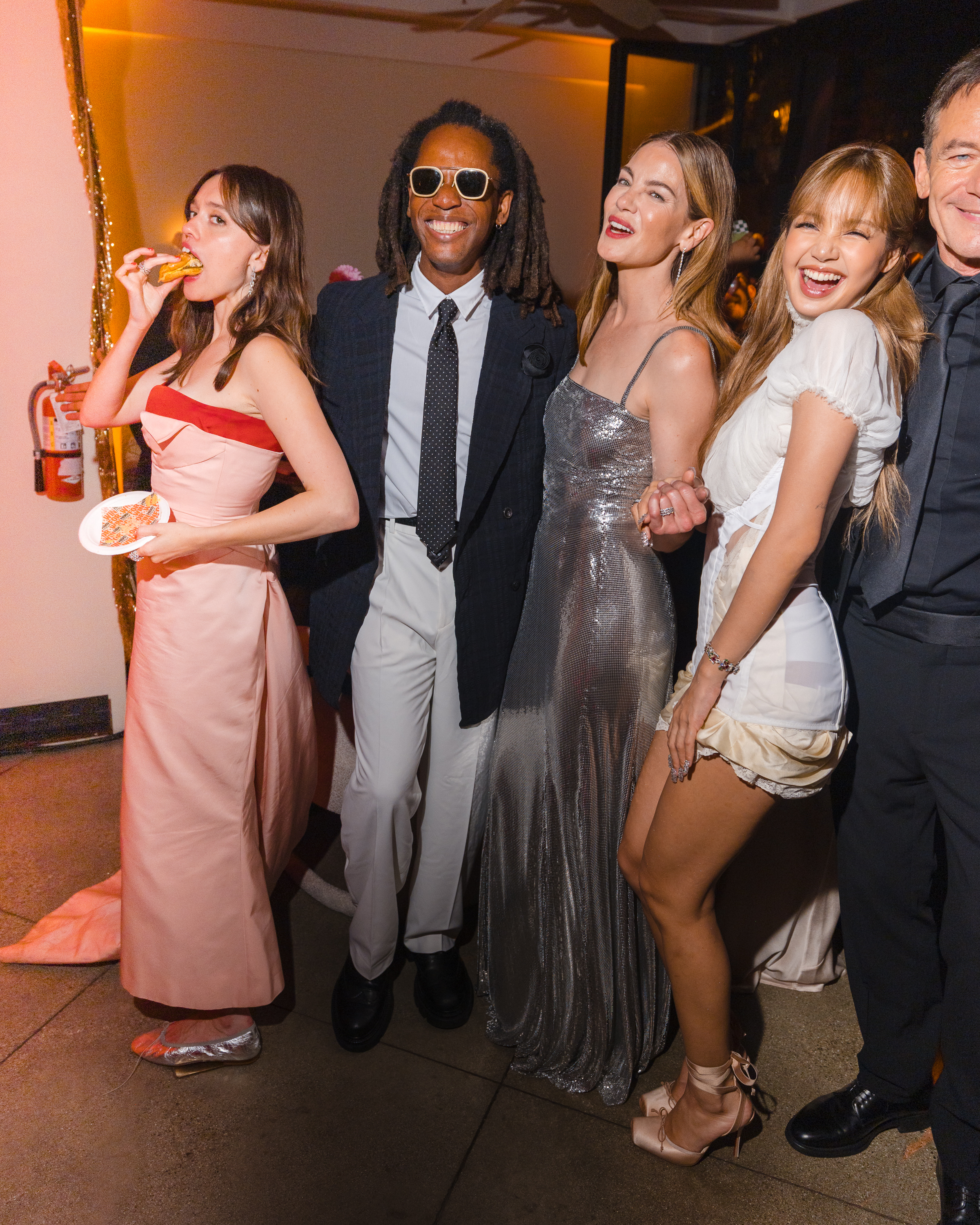 Aimee Lou Wood, DJ, Michelle Monaghan, Lisa, and Jason Isaacs attend the HBO Max Primetime Emmy Awards Afterparty.