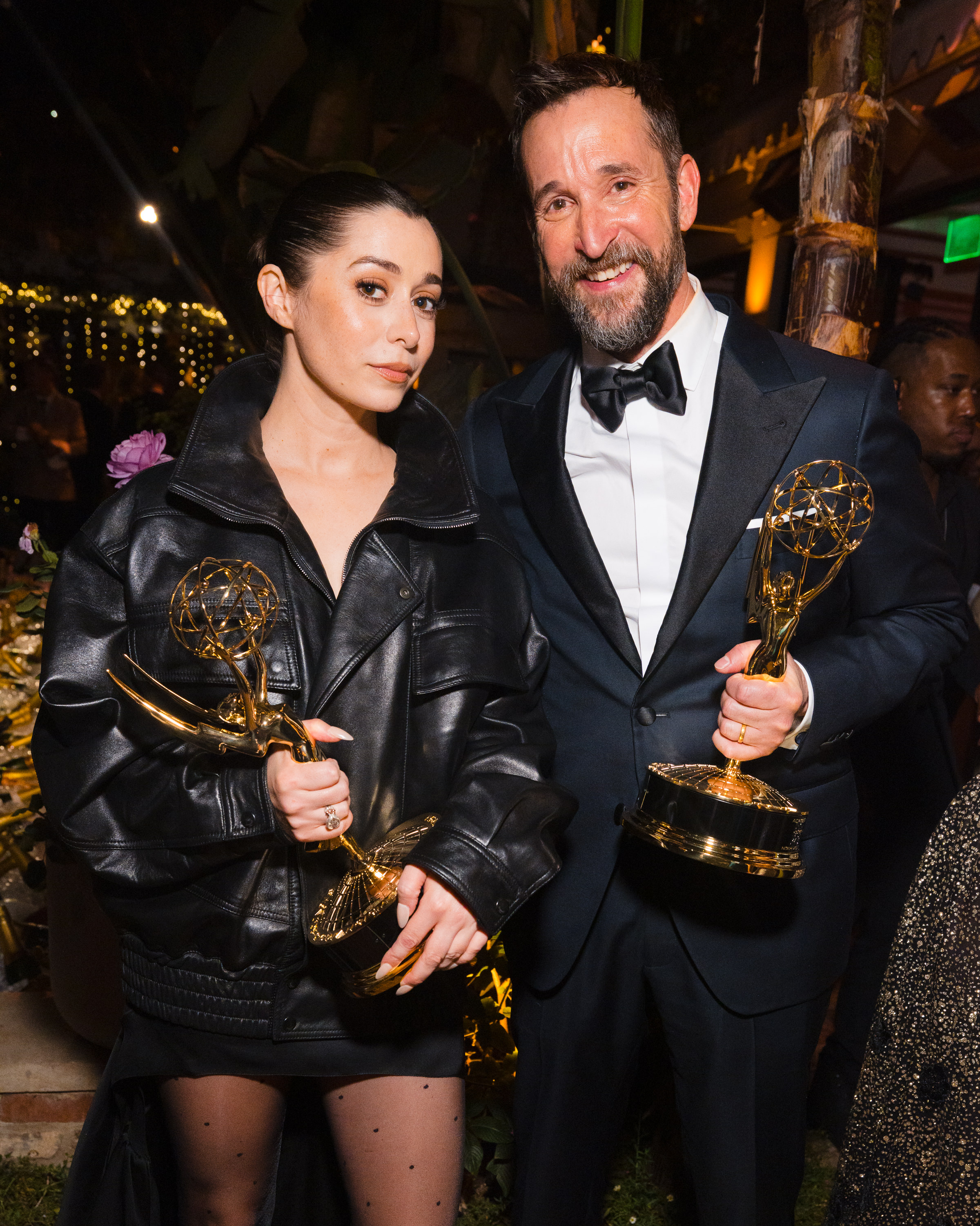 Noah Wyle and Cristin Milioti attend the HBO Max Primetime Emmy Awards Afterparty.
