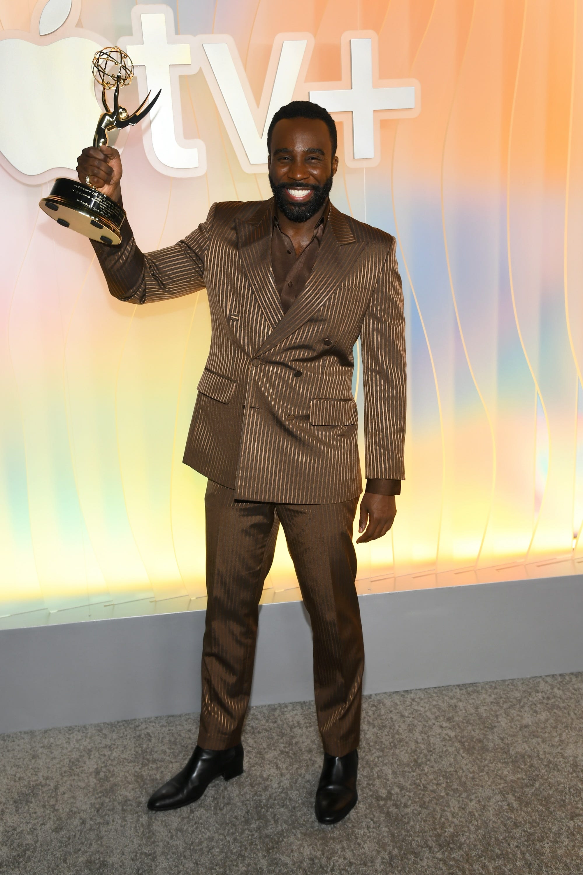 Tramell Tillman attends the Apple TV+ Primetime Emmy Party in September 2025.