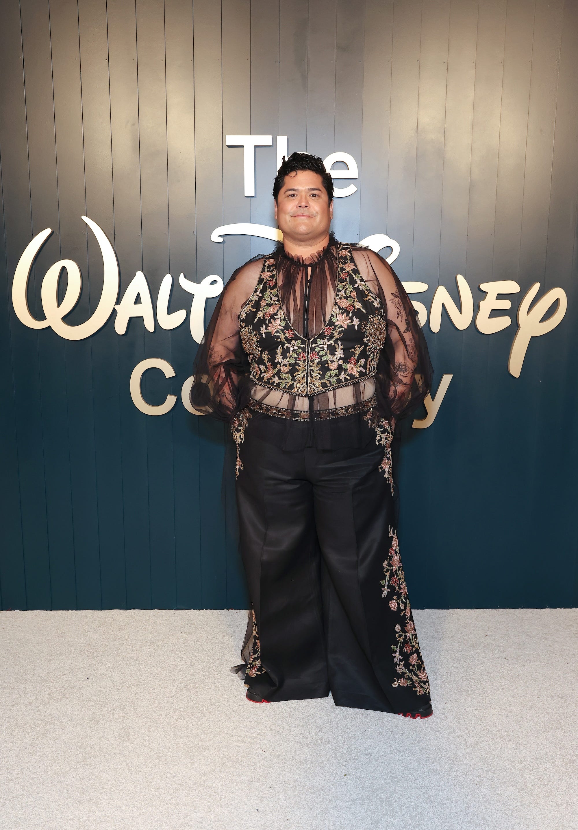 Harvey Guillén attends The Walt Disney Company's Emmy Awards Celebration in September 2025.